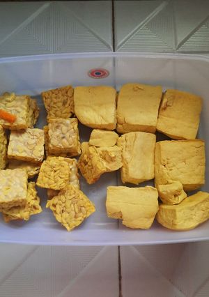 Foto resep Tahu Tempe Kuning Rebus Enak & Wangi untuk diet