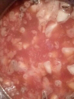 Una foto de Guiso de mandioca