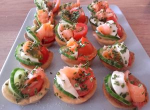 Une photo de Tartelettes apéritives
