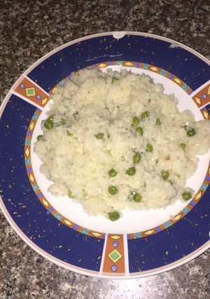 صورة لوصفة ارز بالبسلة