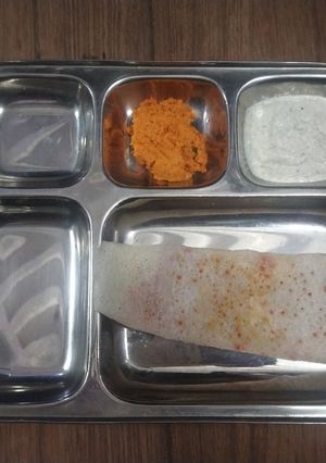 A picture of Mysore masala dosa.
