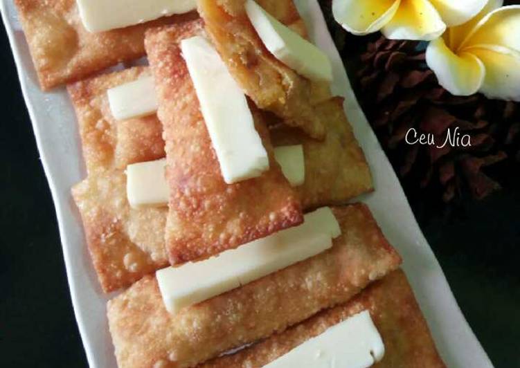 Pangsit Goreng isi Ubi