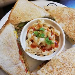 A picture of Tawa club sandwich.
