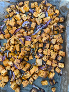 Une photo de Patates douces au four