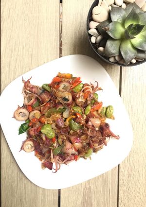 Foto resep Tumis Cumi Asin