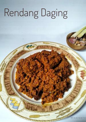 Foto resep Rendang Daging (Rendang Padang)