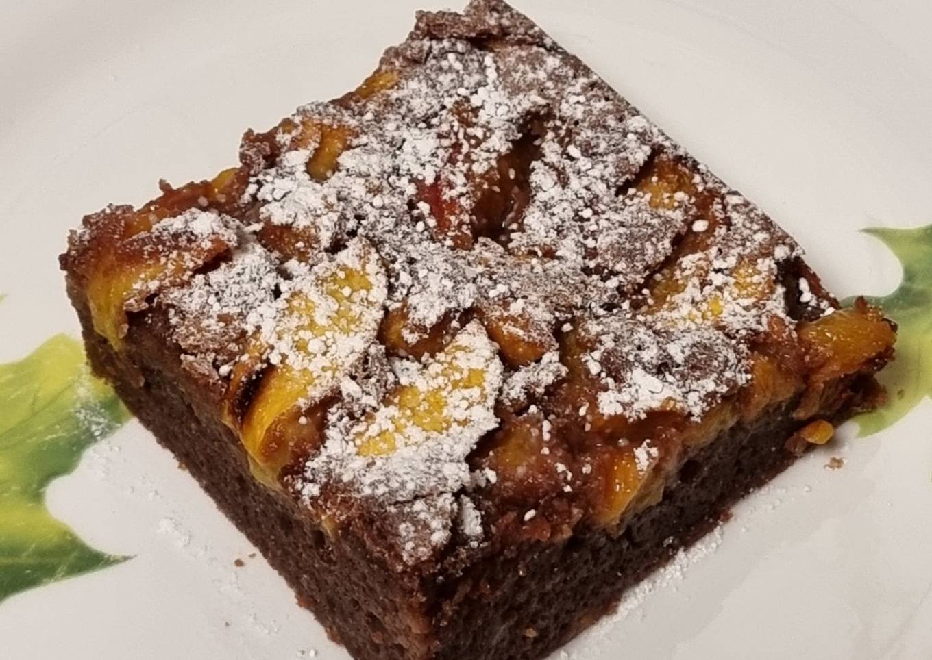 Pastel de melocotón