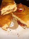 Vanilla cake wit strawberry jam filling
