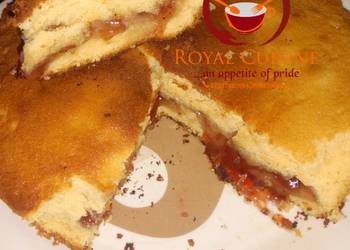 Easy Fast Cooking Vanilla cake wit strawberry jam filling Most Delicious Easy Fast Cooking Vanilla cake wit strawberry jam filling Most Delicious