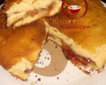 New Recipe Vanilla cake wit strawberry jam filling Delicious