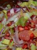 Ensalada marroquí de granada y naranjas
