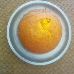 A picture of Eggless wheat custard cake.