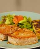 Albacora con vegetales!!