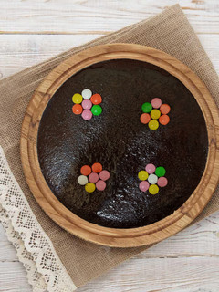 عکسی از دستور کیک خیس شکلاتی