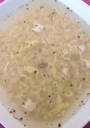 Una foto de Sopa de pollo