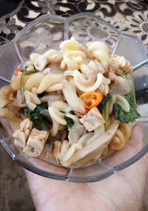 Foto resep Tumis jamur macaroni