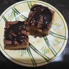 Healthy Whole wheat flour banana chocolate cake A picture of Healthy Whole wheat flour banana chocolate cake.