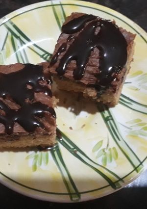 A picture of Healthy Whole wheat flour banana chocolate cake.