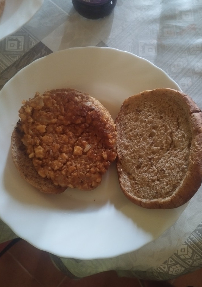 Una foto de Hamburguesa de tofu
