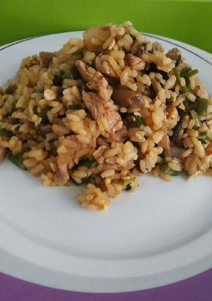 Una foto de Arroz con soja, estilo "chino"