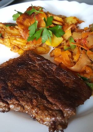 Foto resep Steak Sapi Sederhana