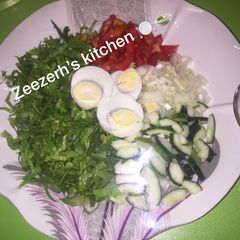 A picture of Nigerian local salad 🥗.