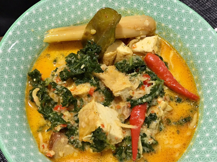 Yuk intip, Bagaimana cara bikin Sayur santan kale + tahu dijamin istimewa