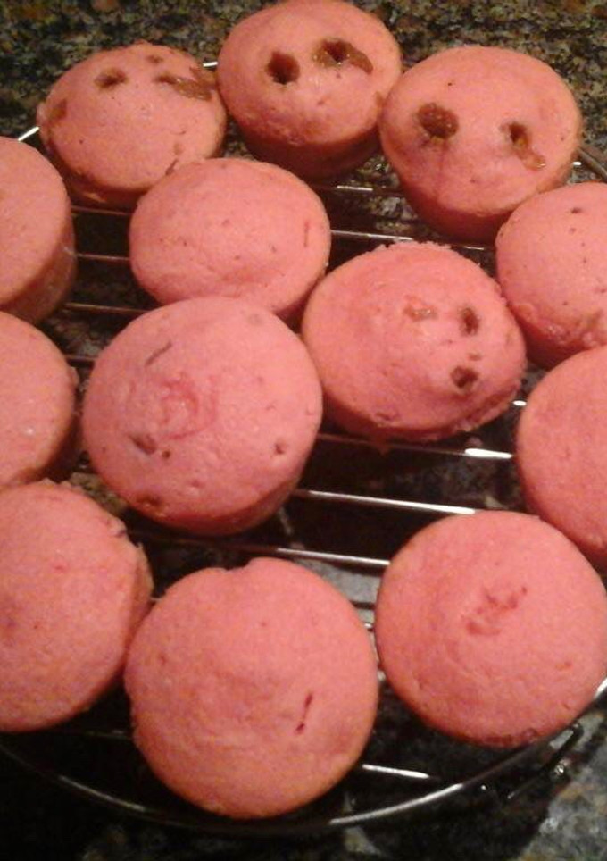 Una foto de Cupcake con corazón de dulce de leche. Súper húmedos