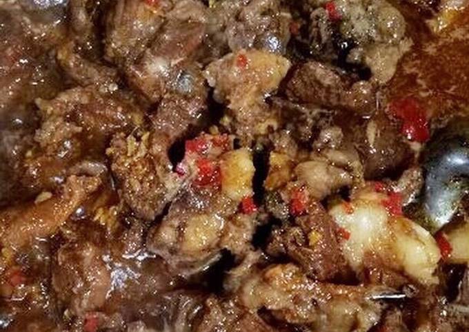 Semur Daging Kecap Pedas