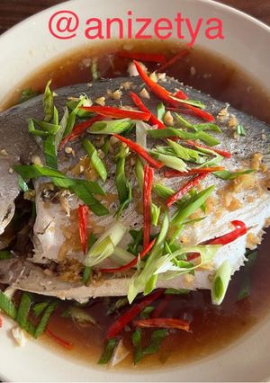 Foto resep Ikan Bawal (Pompeno) Steam