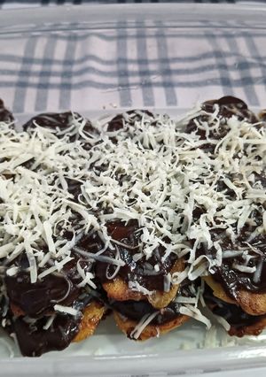 Foto resep Pisang panggang coklat keju