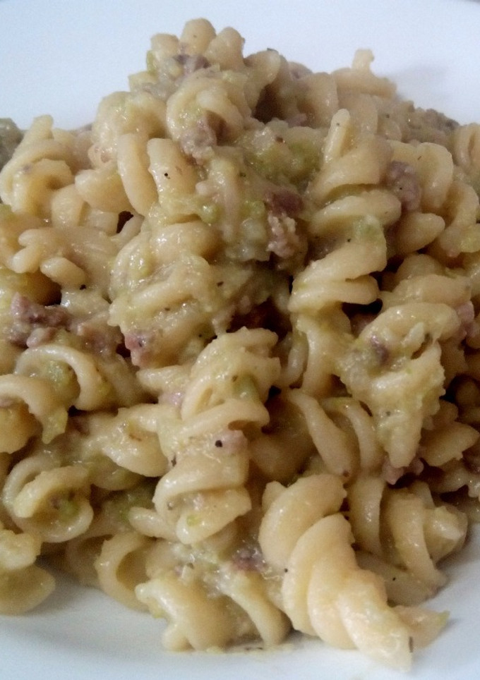 Una foto de Fusilli con salsa brócoli