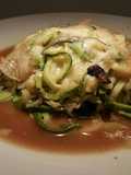 French onion zoodle bake
