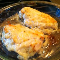 A picture of Parmesan Garlic Chicken Bake.