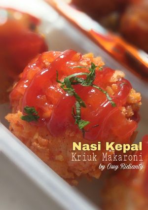 Foto resep Nasi Kepal Kriuk Makaroni