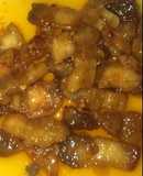 Ba Rọi Chiên Sốt Mắm Tỏi