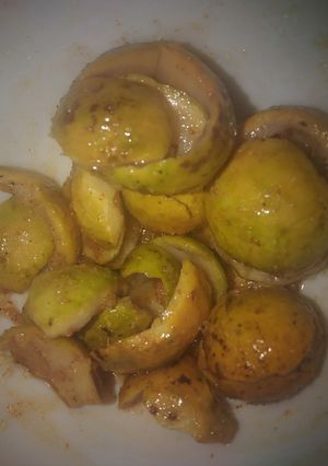 Hình của món Sấu dầm.