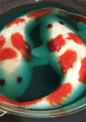 Foto resep Pudding koi