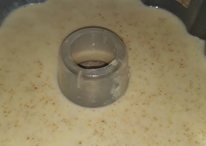 Puding susu roti gandum