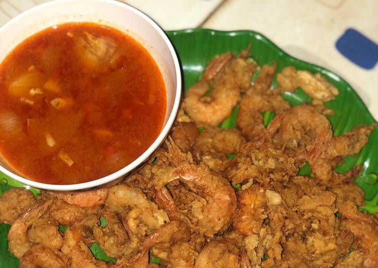 Udang Goreng Tepung Saos Padang #siapRamadhan