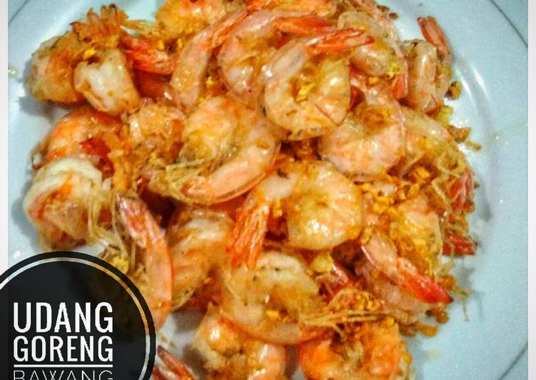 Resep Udang Goreng Bawang yang Enak