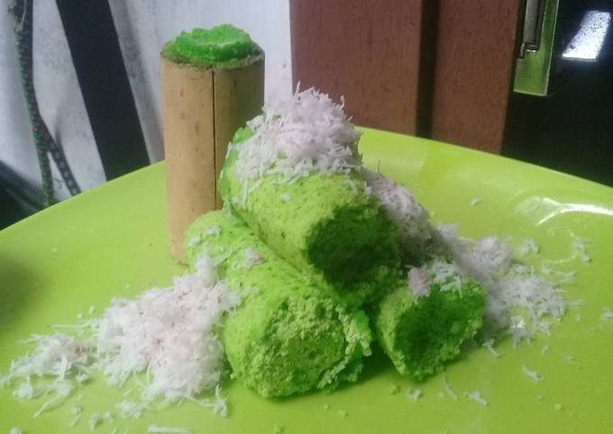 Putu bambu home made