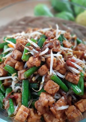 Foto resep Orek tempe kacang panjang