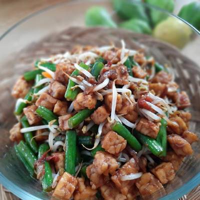 Resep Orek Tempe Kacang Panjang / Stelah harum lalu masukan tempe