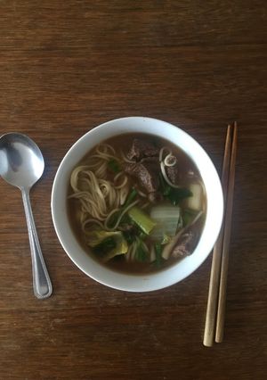 A picture of Simple Beef noodles.