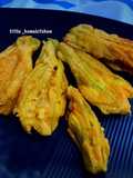 Kumro Phool Bora aka pumpkin flower fritter