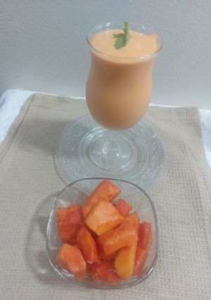 A picture of Papaya shake.