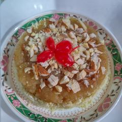 A picture of Aloo ka halwa.