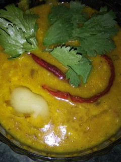 A picture of Rajasthani Panchmel Dal.