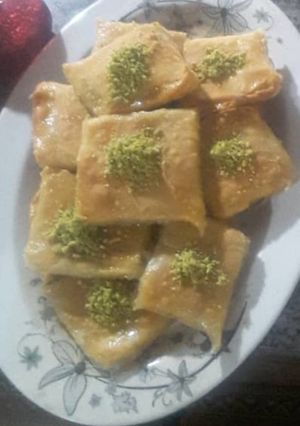 عکسی از دستور باقلوا ی خوشمزه